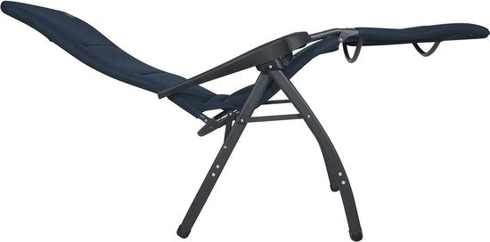Crespo Relaxchair - AP/242 - Air-Deluxe - Ergonomique et pliable - Avec oreiller - Bleu