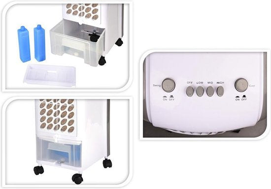 Climatiseur Mobile - Excellent Electrics - 80 Watt - Silencieux - 3.5L - Blanc