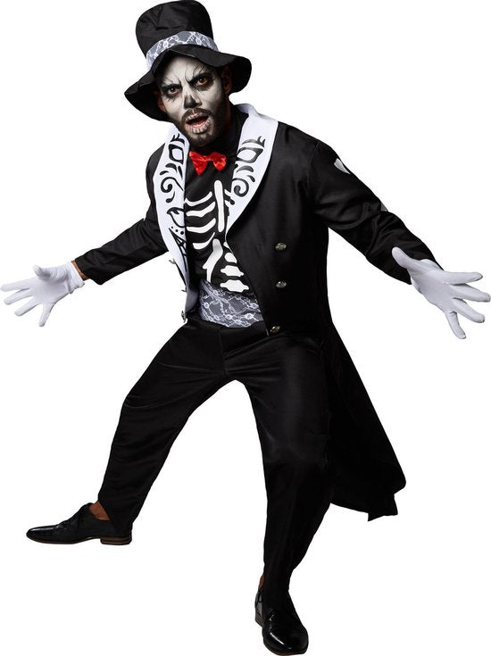 dressforfun - Creepy gentleman XL - costume halloween dress up partywear carnaval costume partywear - 302023