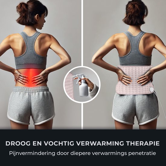 STAUS&BACH HeatMat - Coussin chauffant électrique (100W) avec 6 niveaux de chaleur et minuterie (30, 60 et 90 minutes) - Lavable - Coussin chauffant en polaire de 30 x 40 cm - Coussin chauffant pour la nuque, les épaules, le dos, l'abdomen (périodes) et l