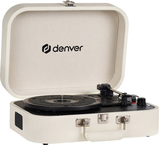 Denver Record Player - Haut-parleurs et amplificateur intégrés - Logiciel PC inclus - Auto-stop - Retro - VPL130