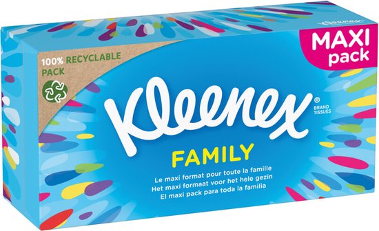 Famille de mouchoirs Kleenex 128 pièces