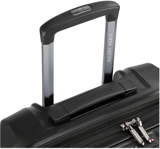 Delsey Carousel 2 Valise de voyage 67 cm extensible - 69L - 4 kg - Polycarbonate - Serrure TSA - Zip SECURITECH® 2 - Garantie 5 ans - Noir