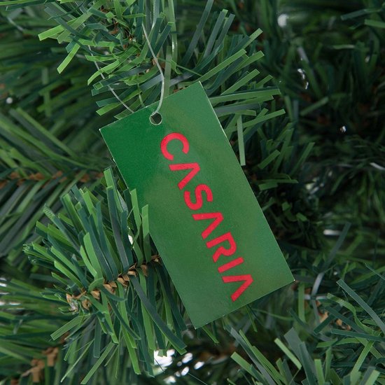 Sapin de Noël Casaria 150 cm PVC - Base métallique - Vert