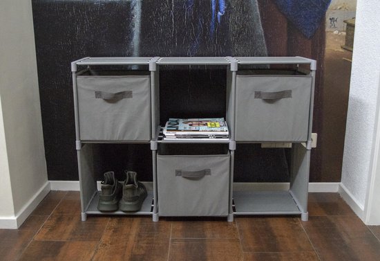 Bo-Camp - Armoire à compartiments - Multi-Usage - 6 compartiments