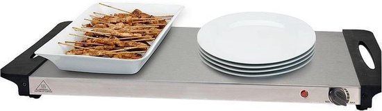 Excellent Electrics - Chauffe-buffet électrique 2 en 1 en acier inoxydable (300W)