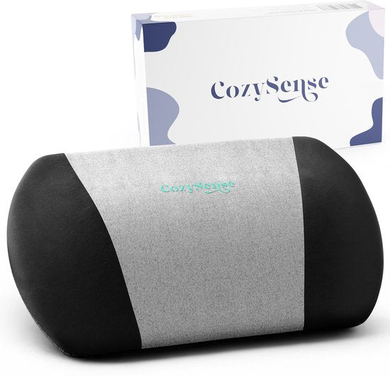 CozySense® Back Support - Coussin dorsal ergonomique avec structure en gel - Bas du dos - Support lombaire à réduction de pression pour la voiture, le bureau et la maison - Respirant, rafraîchissant et antidérapant