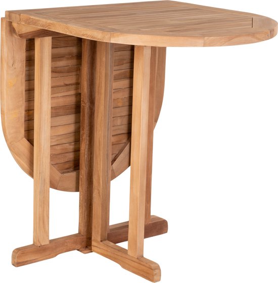 House Nordic Balcony Table Huelva Teak Foldable