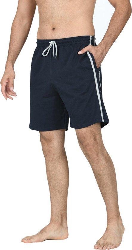 Comfort Essentials - Shorts pour hommes - 2 packs - Navy/Antracite - XXL