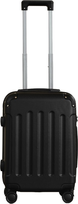 Valise cabine - Pathsail - 40 L - ABS - Légère avec trolley - cadenas TSA - roues Spinner et poche avant - Noir