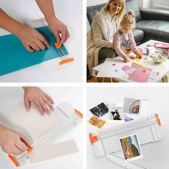 Coupe-papier en rouleau - Pour A3/A4 - 12 feuilles à la fois - Machine - Accessoires de bureau - Coupe-papier - Diydash