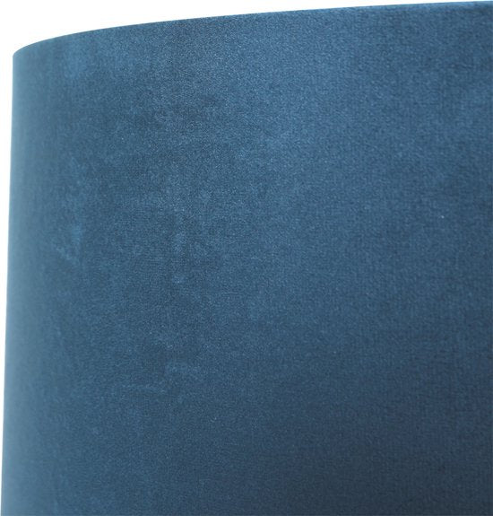 Steinhauer Abat-jour velours bleu Ø40cm