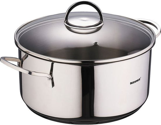 Bergner Classic Poêle de cuisson - acier inoxydable - Ø16 cm - 1.35L