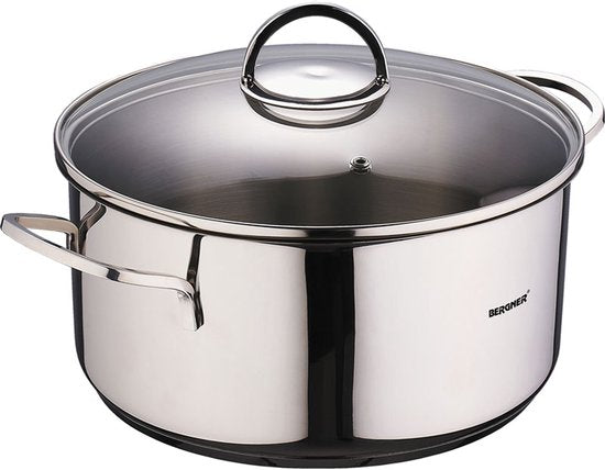 Bergner Classic Poêle de cuisson - acier inoxydable - Ø16 cm - 1.35L