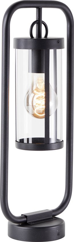 Brilliant Sidney - Lampe d'extérieur sur pied - Hauteur 48 cm - E27 max 1x20W - IP44 - Noir