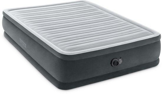 Intex Queen Comfort-Plush Airbed avec pompe intégrée - 203x152x46 cm