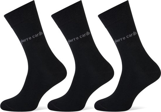 Pierre Cardin Chaussettes homme 3 paires -Coton - 42 - Gris