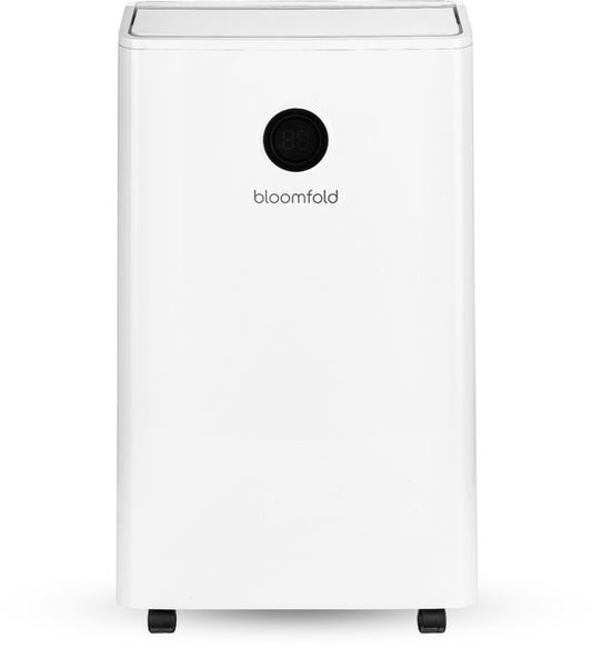 Déshumidificateur et purificateur d'air Bloomfold - 20L par jour - Fonction Lavage-Séchage incluse - Convient au salon, à la chambre à coucher, à la cave et à la salle de bain