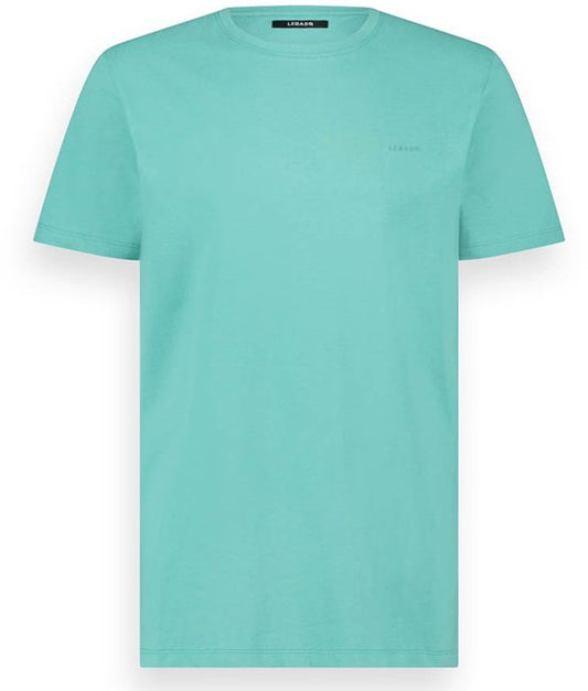 LEBASQ - The Baker - T shirt - Manches courtes - Lagoon - M - coton organique - Impression 3D sur la poitrine