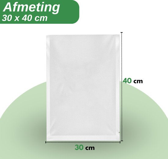 Vaive Sacs sous vide Food 30 x 40 - 100 pièces - Sacs sous vide - Sans BPA