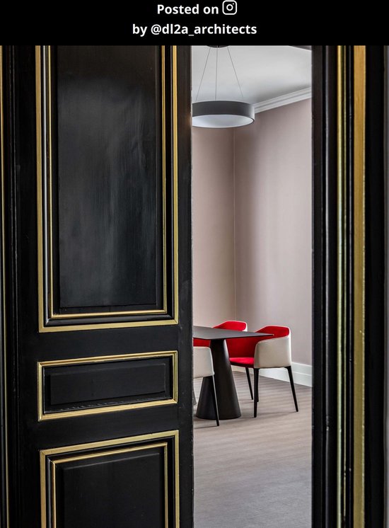 Lucide TALOWE LED - Lampe suspendue - Ø 60 cm - LED Dimmable - 1x39W 3000K - Noir