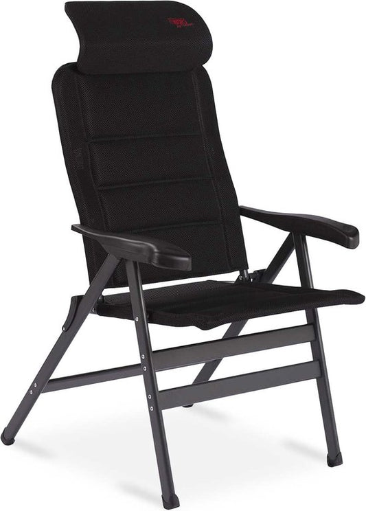Crespo - Chaise de plage - XL - AP/238 - Air-Deluxe - Compact - Noir