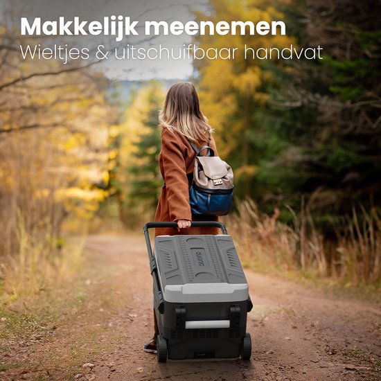 Auronic Compressor Coolbox Electric 12V et 230V - Congélation et réfrigération - Coolbox - 40L - Frigobox - Gris