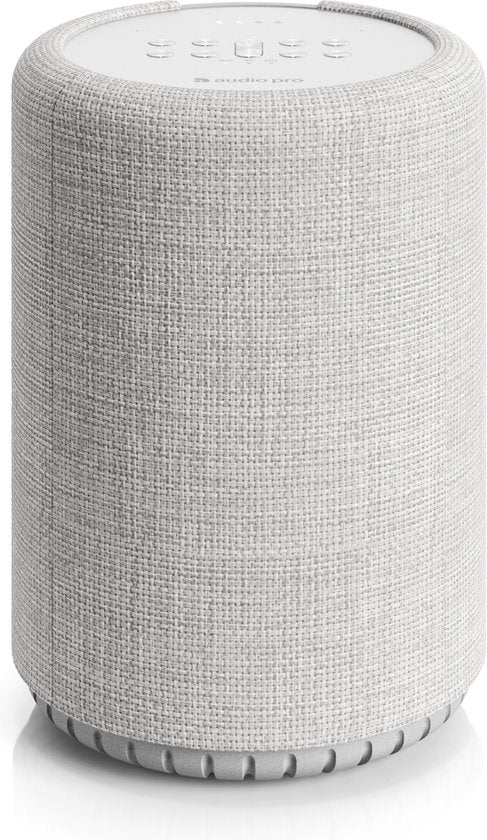 Audio Pro G10 - Enceinte active multiroom avec assistant intelligent - Gris clair