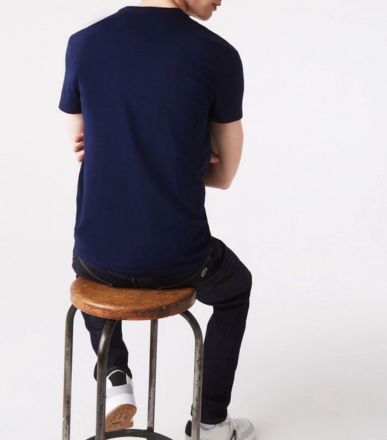 Chemise Lacoste Basic hommes marine