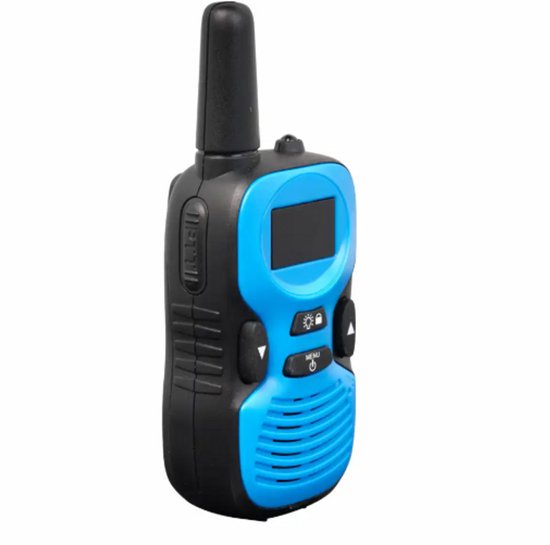 Denver Talkie-walkie - Enfants - 8 canaux - Jusqu'à 2km de portée - Lot de 2 - Lampe de poche - WTK441