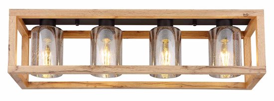 Plafonnier Globo Pettey - noir - métal - 15497-4D