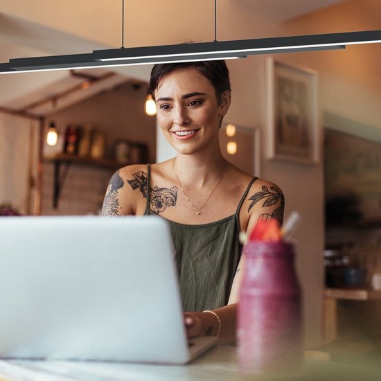 Lampe suspendue Steinhauer Zelena LED - Noir