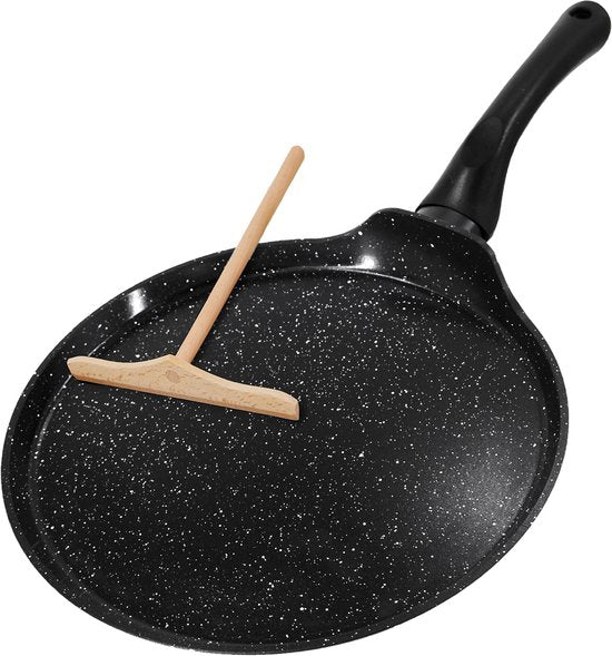 Poêle à crêpes CeraFusion - Induction - 24cm - Revêtement antiadhésif - Noir