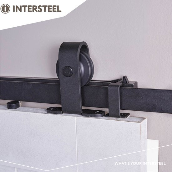 Système de portes coulissantes Intersteel Basic Top noir mat