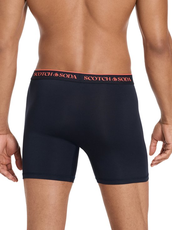 Scotch & Soda Active Stretch Boxer Shorts - Hommes - Lot de 3 - Performance Fit - Multi Size S