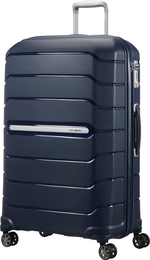 Samsonite Travel Suitcase - Flux Spinner 75/28 Expandable (Large) Navy Blue