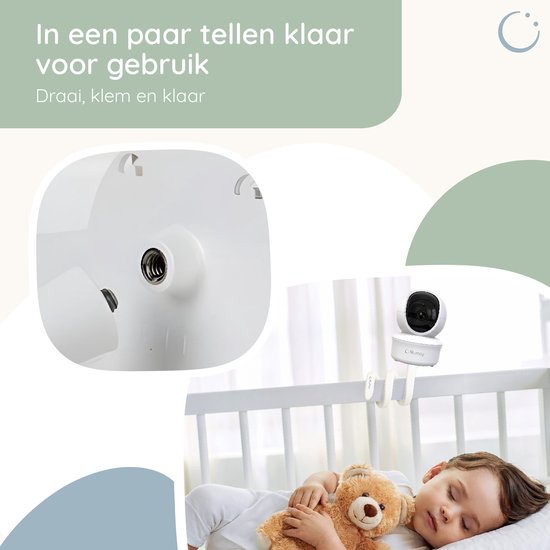 Numsy Baby Monitor Holder - Support pour moniteur de bébé - Support flexible pour caméra - Caméra pour bébé - Support pour moniteur de bébé