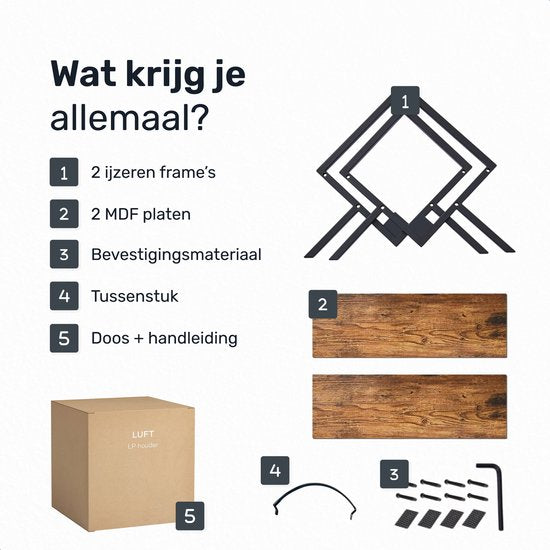 Luft LP holder - Vinyl - Storage system - Record rack - Holder - Standard - Album