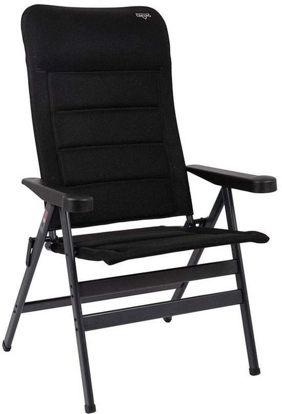 Crespo - Chaise de plage - XL - AP/238 - Air-Deluxe - Noir - Modèle 2025
