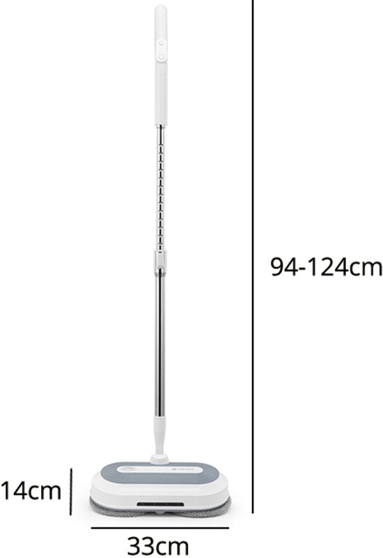 Vlectro - Nettoyeur de sol rotatif sans fil - Nettoyeur de sol