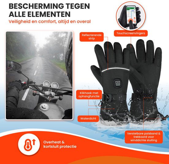 TTD® Heated Gloves XL - Gants chauffants rechargeables