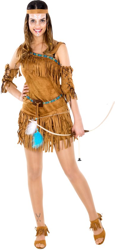 Dressforfun costume femme indienne sexy Cheyenne XL - déguisement costume halloween déguisement fête déguisement carnaval déguisement fête déguisement carnaval - 300552