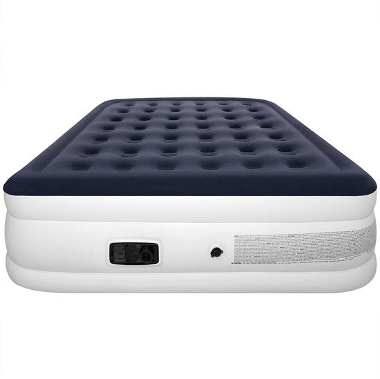 Lit à air autogonflant Sapri L - 203 x 152 x 47 cm - Sac de rangement inclus