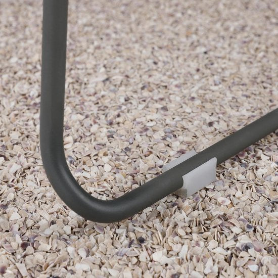 Mica Decorations Tabouret de bar Bueno pour extérieur - L53 x L55 x H108 cm - Gris