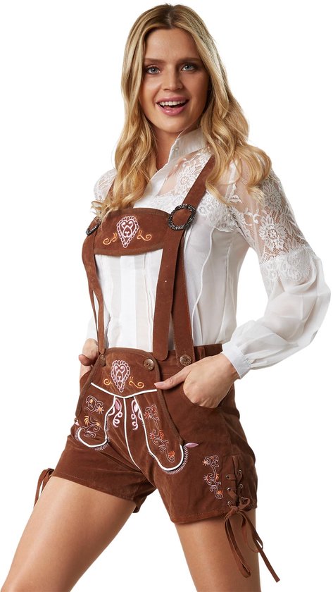 Dressforfun Lederhose Ammersee L - déguisement costume halloween déguisement partywear carnaval déguisement partywear - 302812