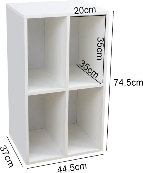 Meuble à disques vinyle - rangement disques lp - meuble tourne-disques - blanc