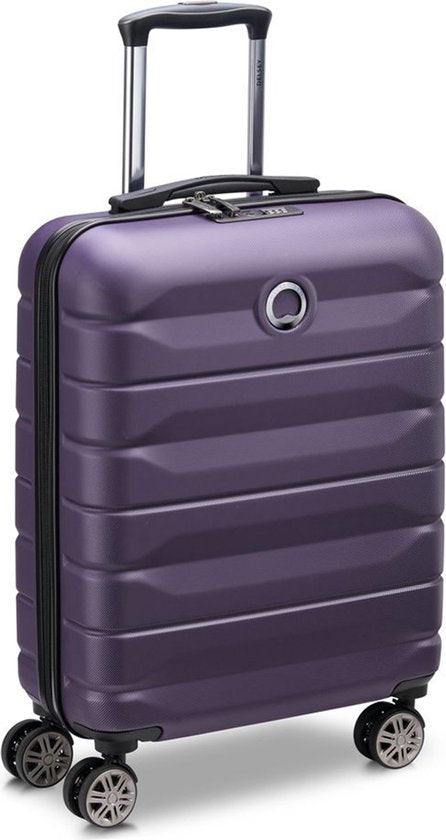 Delsey Air Armour 4 Wheel Slim Cabin Trolley 55/40 dark purple - 37x55x19