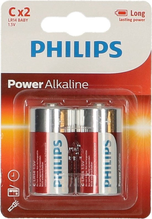 Philips LR14P2B - Pile C - 2 pièces