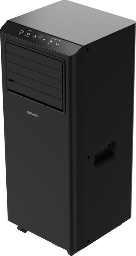 Tomado TMA9002B - Climatiseur mobile - Fonction 3 en 1 - Minuterie - Kit d'étanchéité de fenêtre - 9000 BTU - 80 m3 - Noir