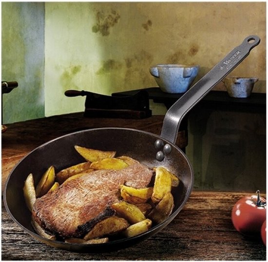 De Buyer Carbone Plus Poêle - Ø Top 28 cm - Tôle d'acier